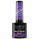 Claresa Rainbow Jello Basislack Violett 5 ml