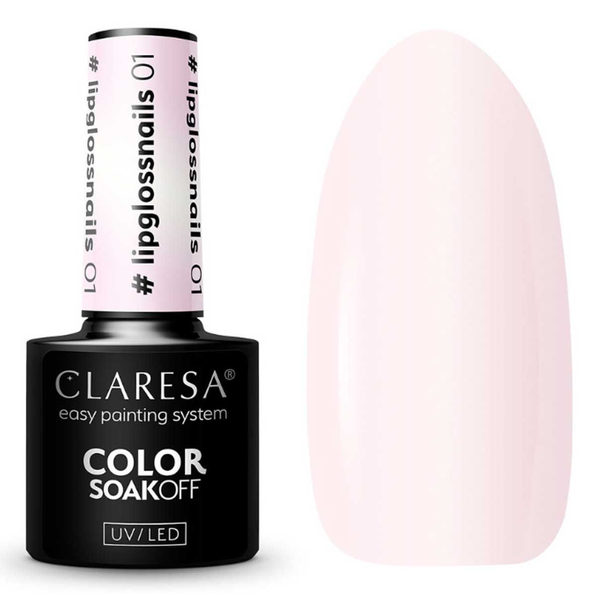 Claresa UV-LED-Gel-Nagellack 5 ml #lipglossnails 01