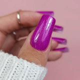Claresa UV-LED-Gel-Nagellack, 5 ml, Funky Disco 5, violettes Vinyl