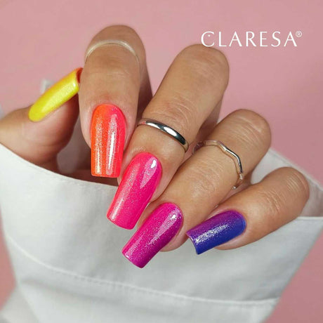 Claresa UV-LED-Gel-Nagellack, 5 ml, Funky Disco 6 Blue Beat