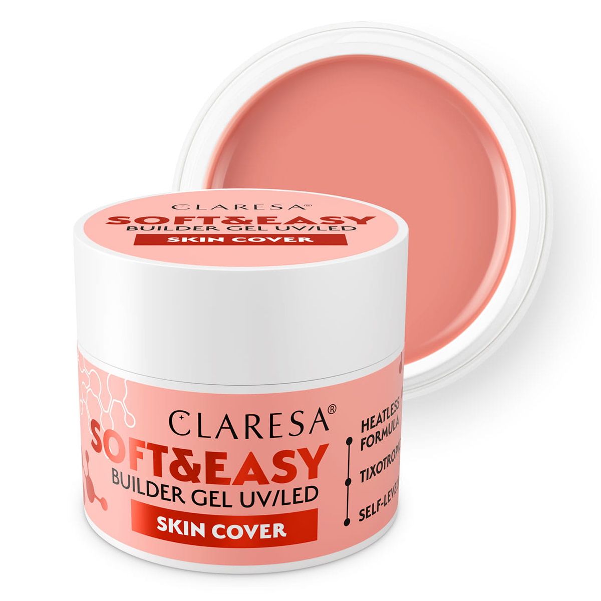Claresa Keratin Soft Easy Builder Gel Hautabdeckung 12gr.