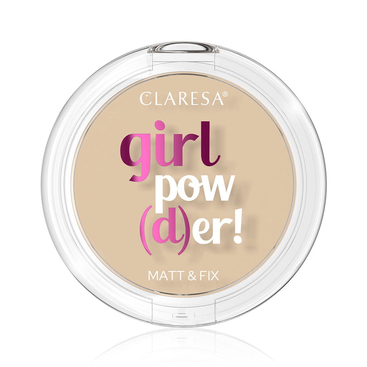 Claresa Mädchen pow(d)er! Matt-Fix-Presspulver 02 Naturbeige 12gr.