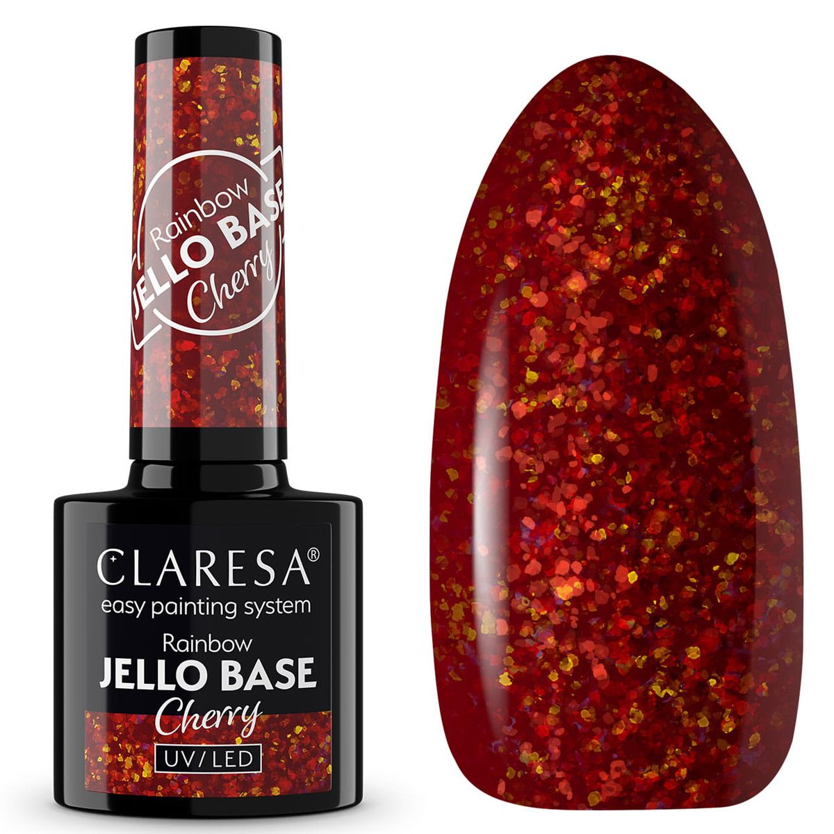 Claresa Rainbow Jello Basislack Kirsche 5 ml