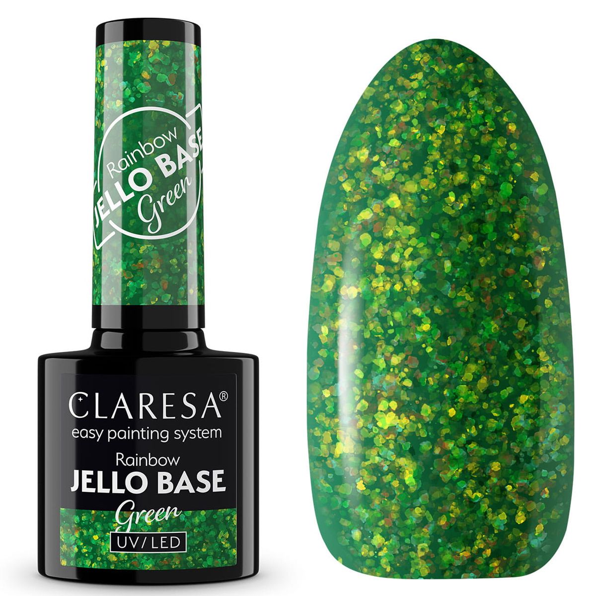 Claresa Rainbow Jello Basislack grün 5 ml
