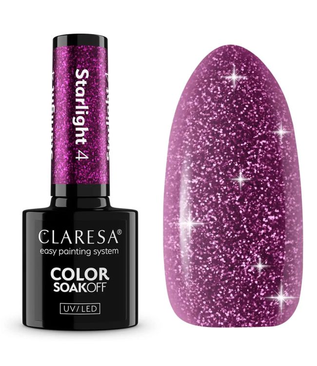 Claresa UV-LED-Gel-Nagellack, 5 ml, Starlight 4