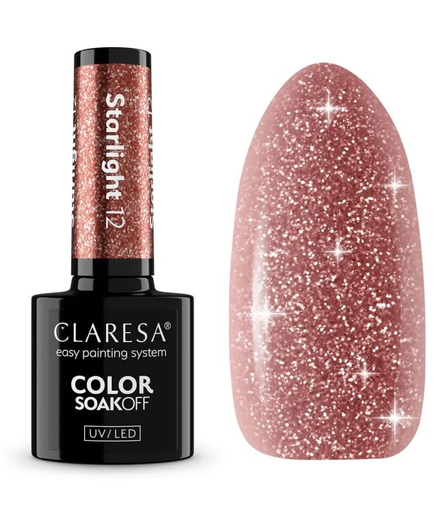 Claresa UV-LED-Gel-Nagellack, 5 ml, Starlight 12