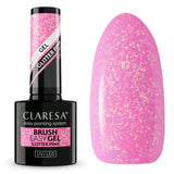Claresa Pinsel Easy Gel Glitzer rosa 5ml