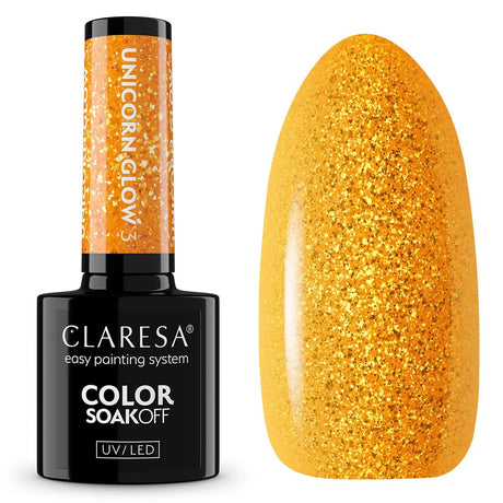 Claresa UV-LED-Gel-Nagellack, 5 ml, Unicorn Glow 3