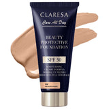 Claresa Beauty Protective Foundation SPF 50 2W mittelwarm 30ml