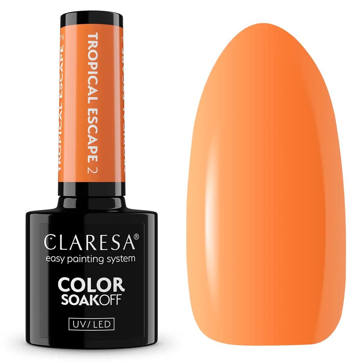 Claresa UV-LED-Gel-Nagellack, 5 ml, Tropical Escape 2