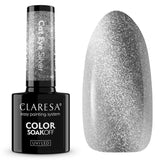 Claresa UV-LED-Gel-Nagellack, 5 ml, Katzenaugen-Silber
