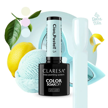 Claresa UV-LED-Gel-Nagellack, 5 ml, Ciao Pastell 3