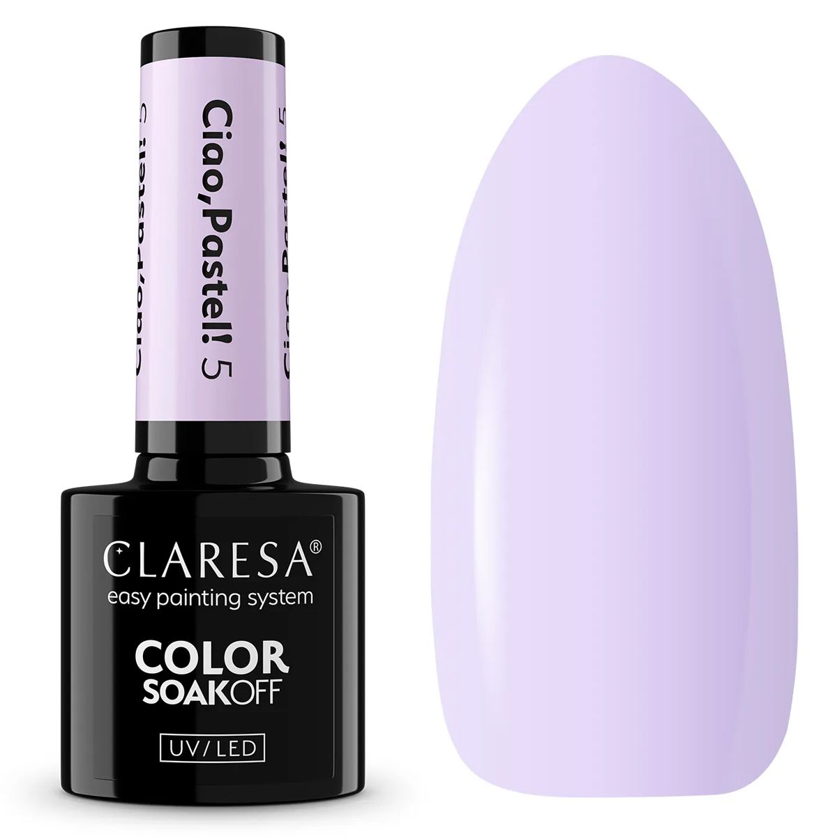 Claresa UV-LED-Gel-Nagellack, 5 ml, Ciao Pastell 5