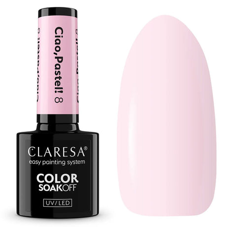 Claresa UV-LED-Gel-Nagellack, 5 ml, Ciao Pastell 8