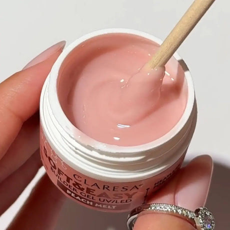 Claresa keratine soft easy builder gel peach melt 45gr.