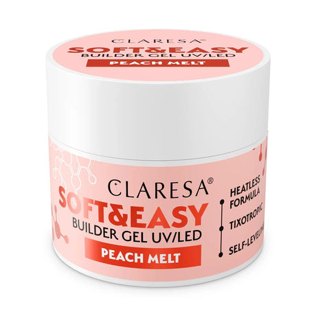 Claresa keratine soft easy builder gel peach melt 45gr.