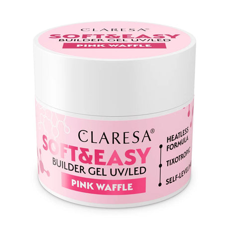 Claresa keratine soft easy builder gel pink waffle 12gr.