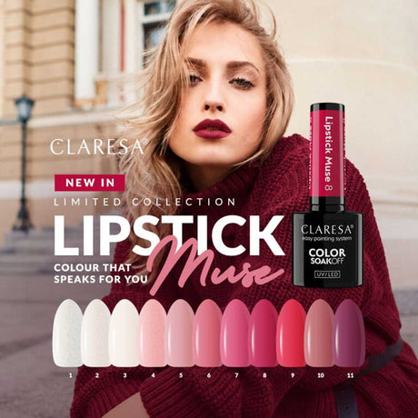 Claresa uv led gellak 5ml lipstick muse 09