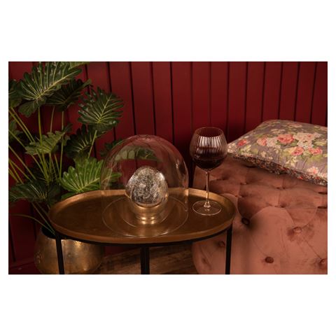 Clayre Eef Glasglocke 6gl3548 transparent 23x22 cm