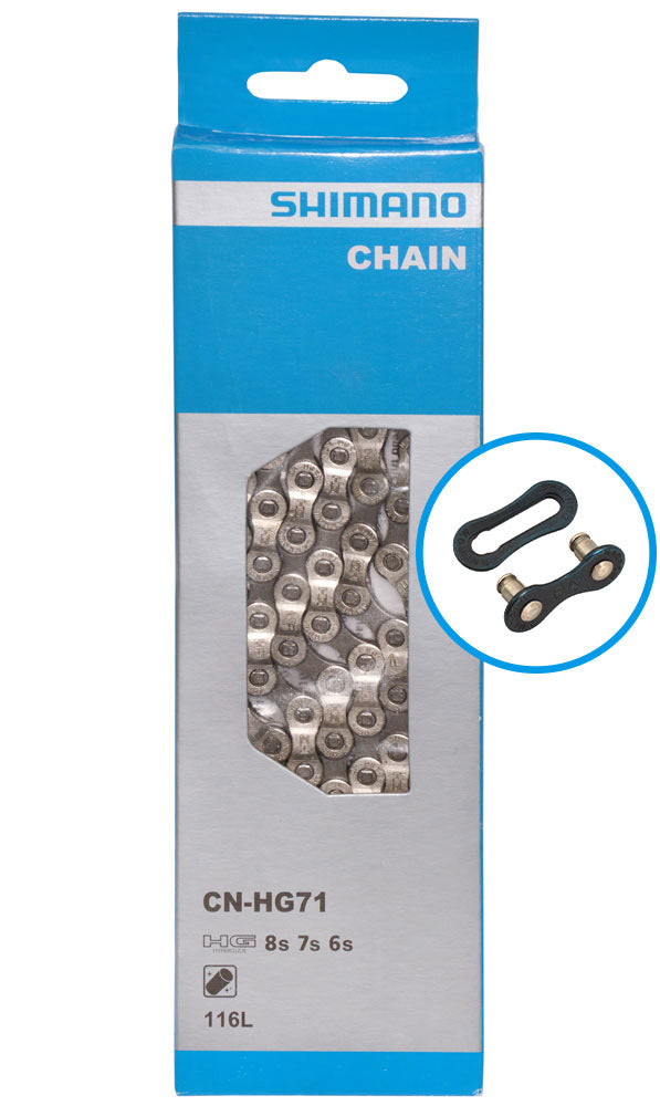 Shimano cn-hg71c 6 7 8-Gang-Kette mit Schnellverschluss