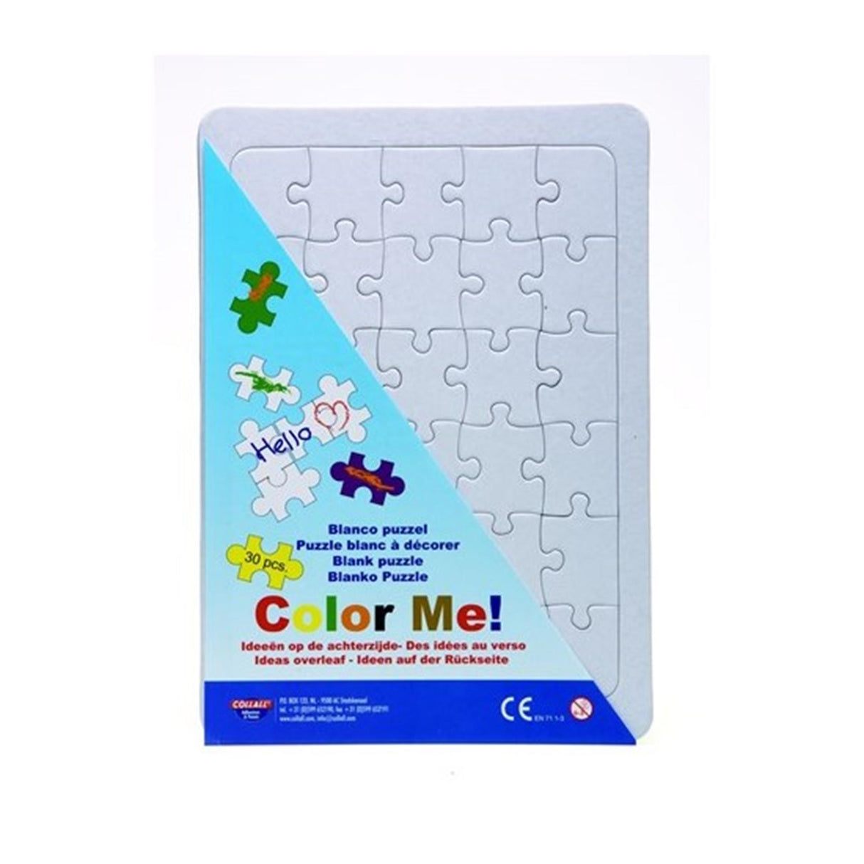 Collall Blanko-Puzzle A4 30tlg
