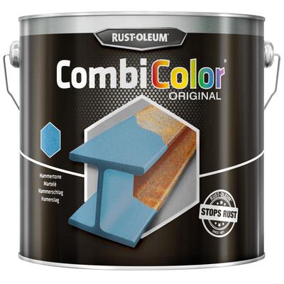 Rust-Oleum Combicolor Metallfarbe Dunkelgrün Hammerschlag 2,5Ltr