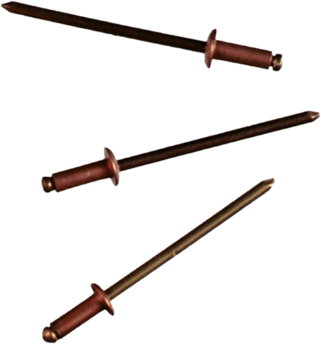 Connex-Niete 3,2 x 8 mm Kupfer (50 Stück) – coxt197308