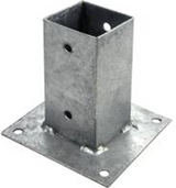 Connex Pfostenhalter auf Platte 71x71x150 VVZ - HV4273