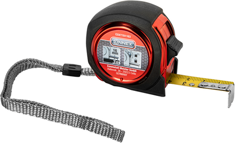 Connex-Maßband, 3 m, ABS, 16 mm, Euro-Kalibrierung – Coxt701163
