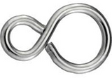 Connex S-Haken geschlossen 27mm 10Stk ni - ky6550015
