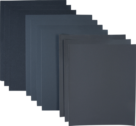 Connex Schleifpapier-Set wasserfest 10 Stück – cox980400