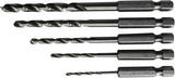 Connex-Set Stahlbohrer 2–6 mm, 6 Karat, 5 Stück, blau – cox978205
