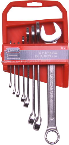 Connex-Satz Ringmaulschlüssel 8 Stück 6-22 mm – cox539608