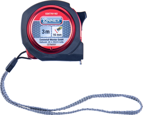 Connex-Maßband, 8 m, ABS, 25 mm, Euro-Kalibrierung – Coxt701258