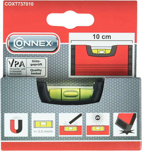Connex Mini-Wasserwaage magnetisch 10 cm – coxt737010