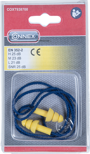 Connex Ohrstöpsel Silikon + Kabel 25 dB 2 Stück – coxt938700