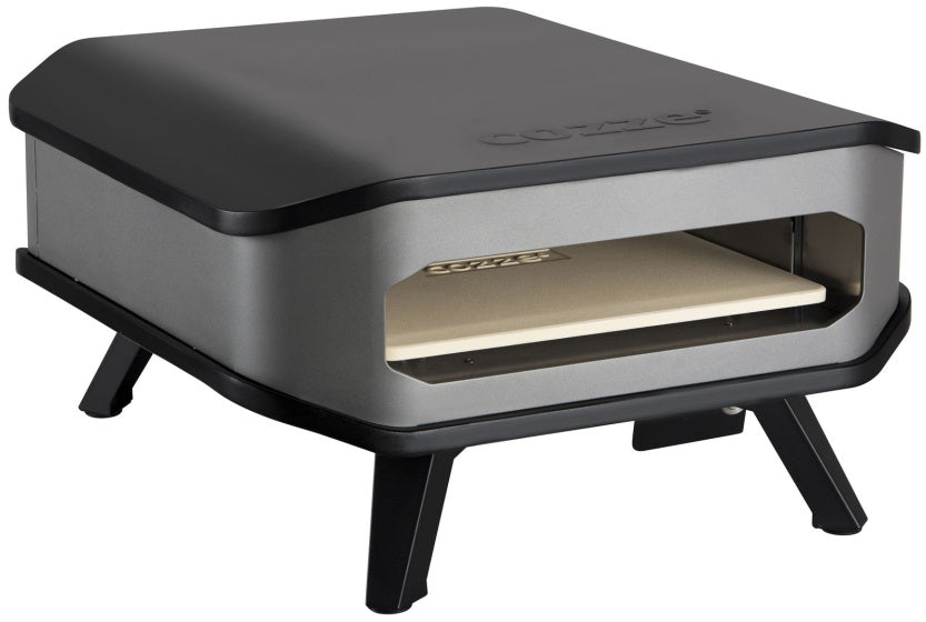 Cozze Gas Pizzaofen 13 '' mit Pizza Stene 5 kW schwarz grau