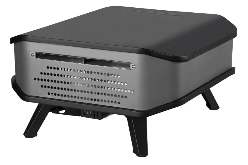 Cozze -Gas -Pizzaofen 17 '' mit Pizzasee 8 kW schwarz grau