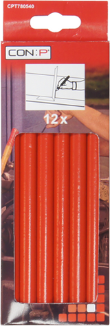 Con:p Bleistift 17 cm, trockenes Holz, 12 Stück – cpt780540