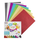 Basic Craft A4 Glitterpapier 150 Gramm 8 Stücke