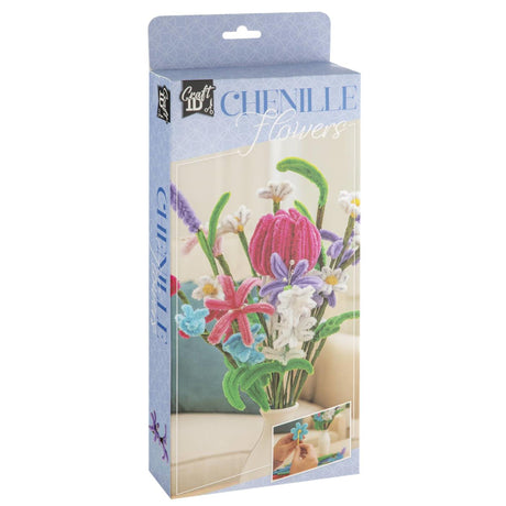 Craft id chenille bloemenset 108-delig