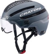 Kratoni Helm Pendler grau Matt M-l