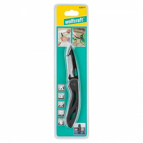 Wolfcraft - Taschenmesser - Freizeitmesser mit Klappklinge - 4288000
