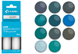 Cube Lackstift-Set blau matt