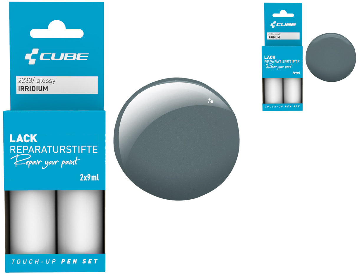 Würfel-Lackierstift-Set Iridium