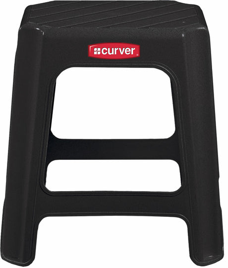 Curver Tabouret-Stufe oder Hocker oder Beistelltisch, 43 cm hoch, Anthrazit