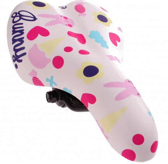 Cycletech Bunny Sattel Kinderrad Weiß 22 x 14 cm