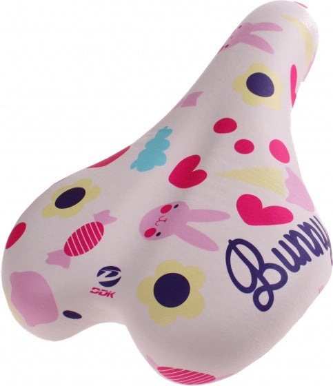 Cycletech Bunny Sattel Kinderrad Weiß 22 x 14 cm