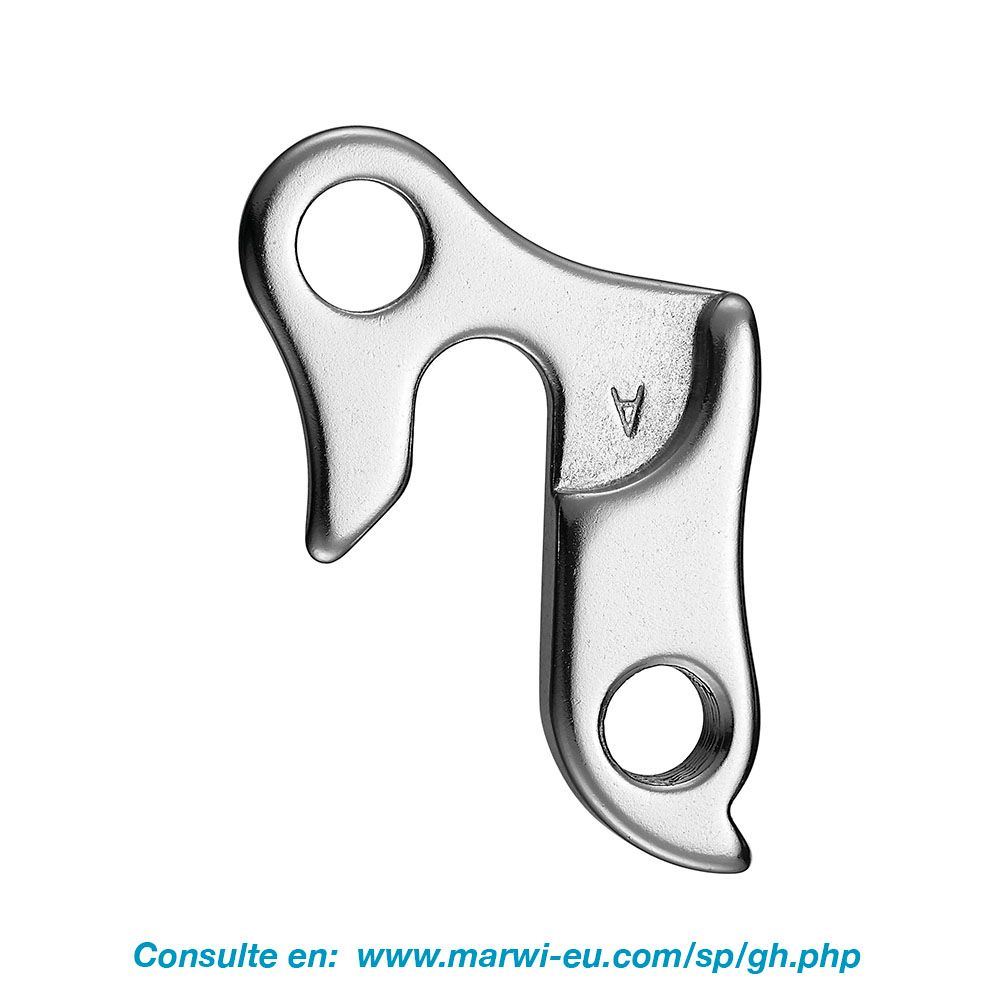 Umwerferanhänger GH-009 60 mm Silber