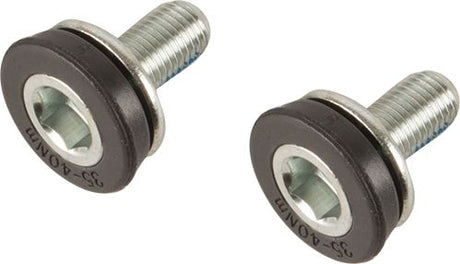Kurbelschraube Set M8 Bas15 pro 2 Stücke schwarzer Silber